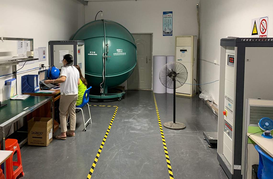 Production, testing & shipping — under one roof — LED Lightning